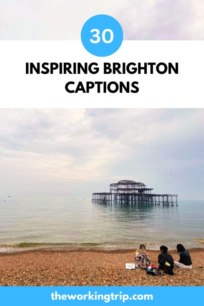 Best brighton instagram captions pinterest pin.