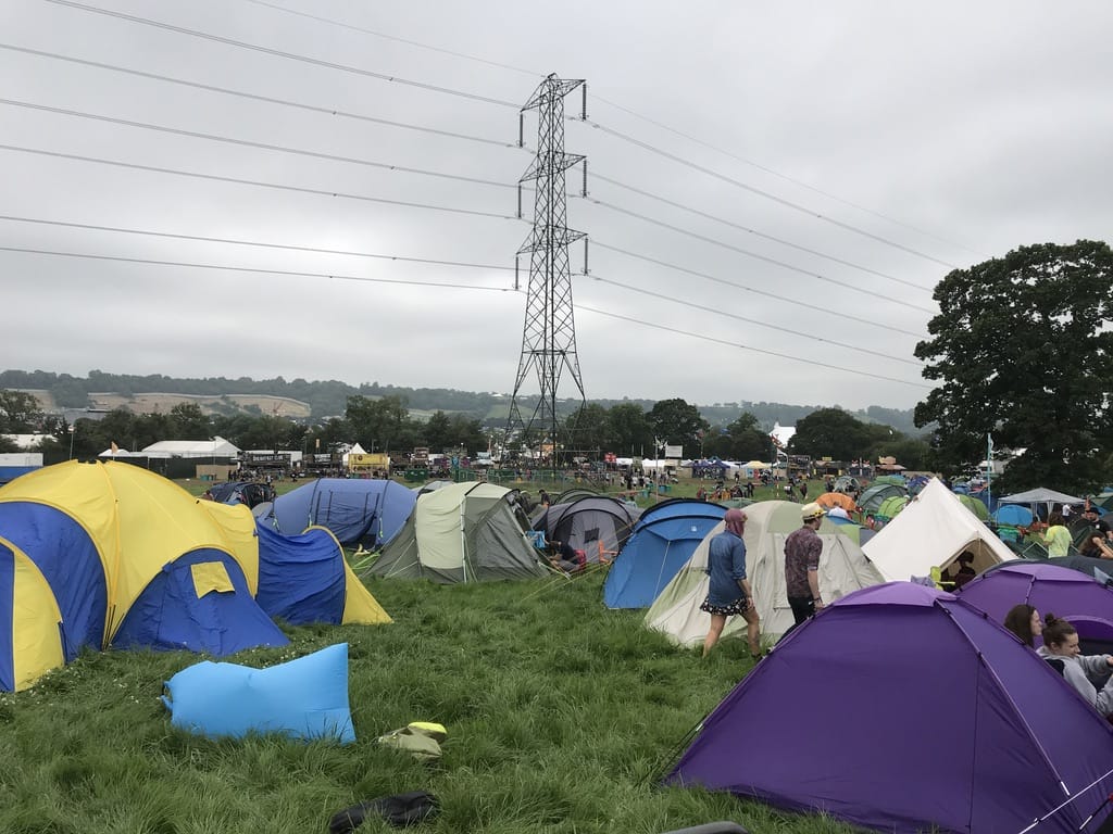 Glastonbury packing list tents