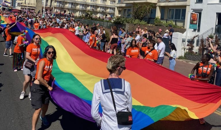 Brighton pride 2023 parade.