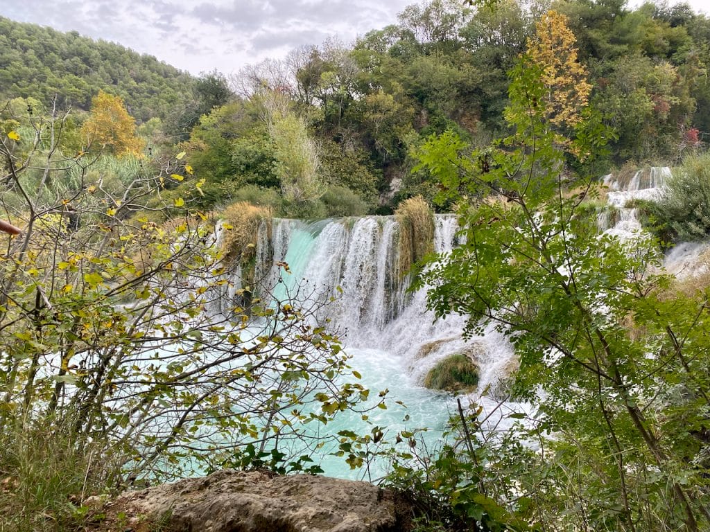 Waterfalls in croatian national park.