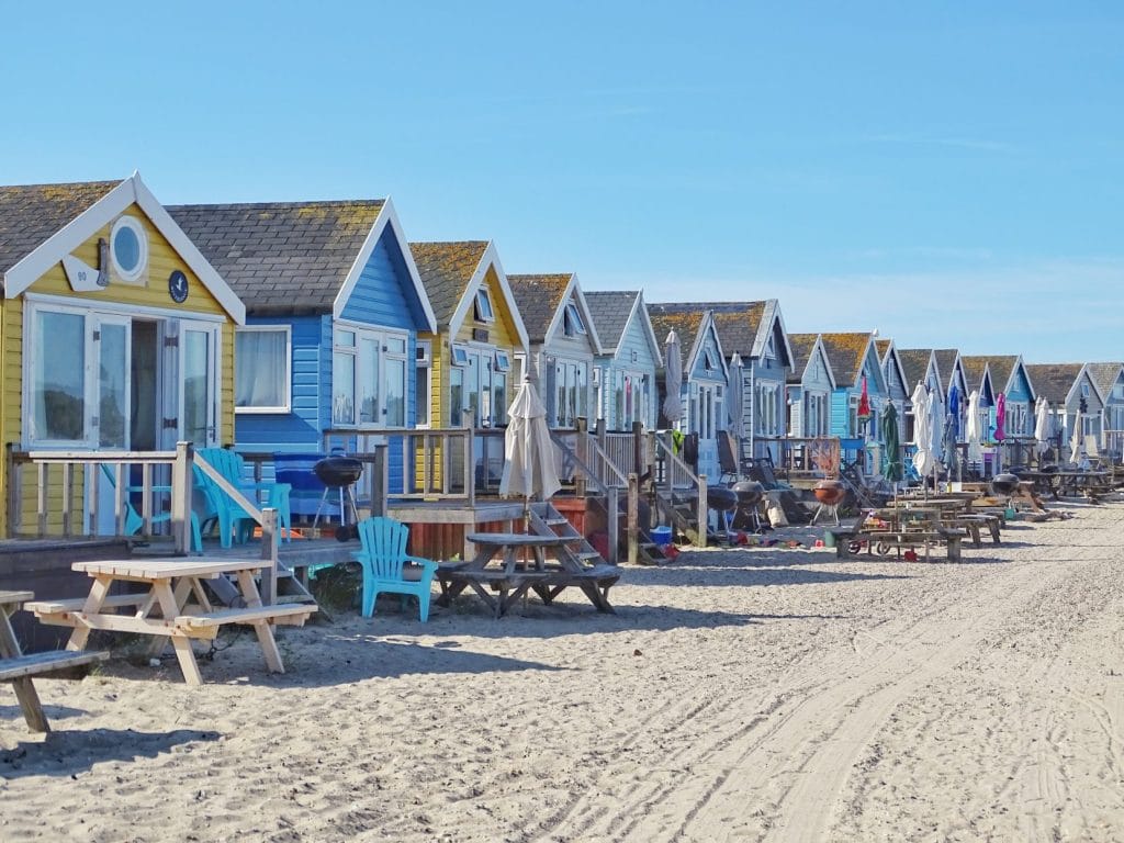 Bournemouth Instagram captions beach huts