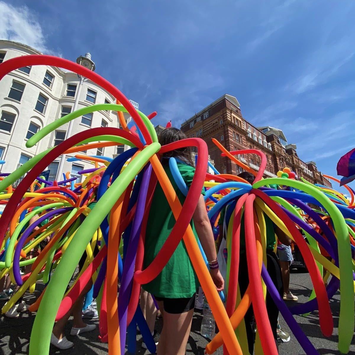 Brighton pride parade 2023.