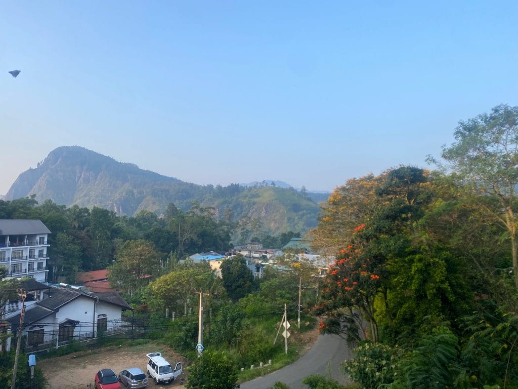 View of ella rock mountain.