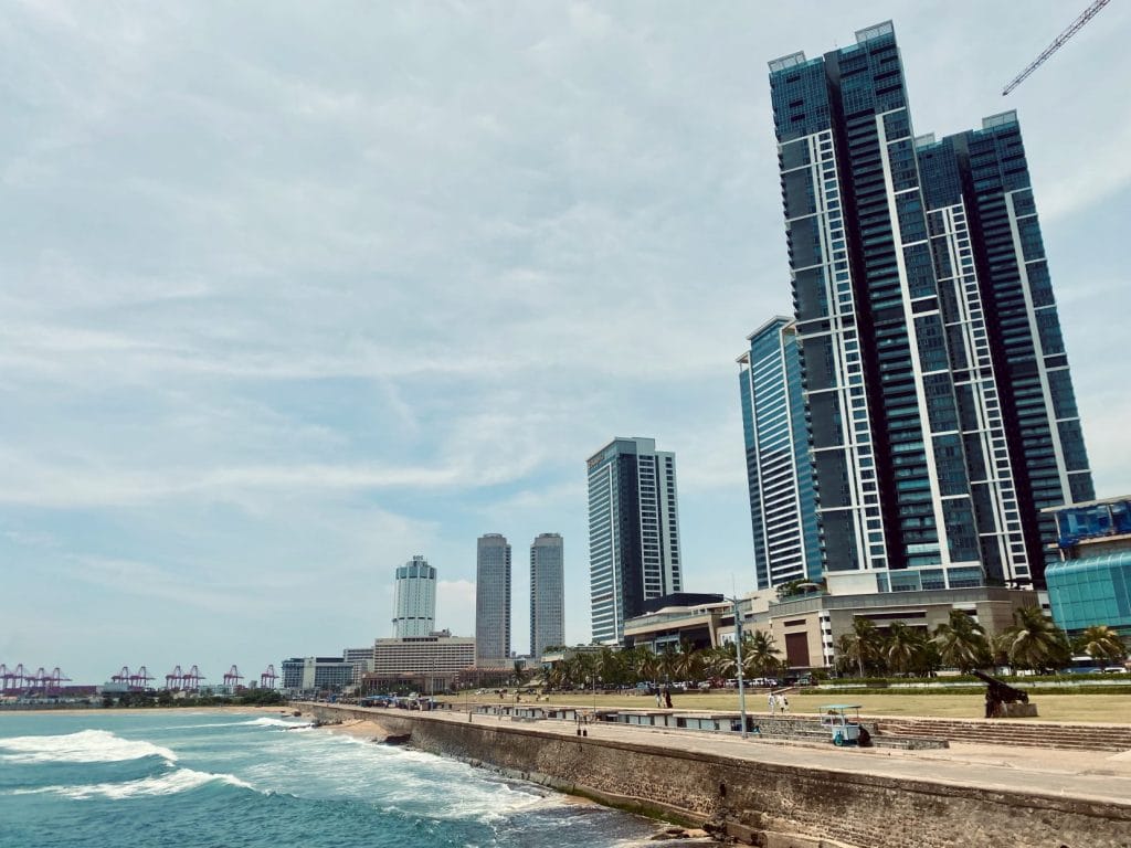 Skyscrapers in colombo.