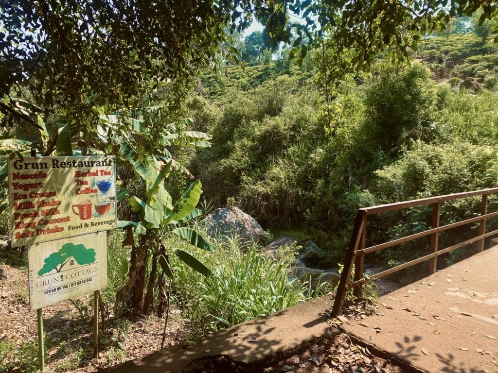 Bridge over stream in ella.