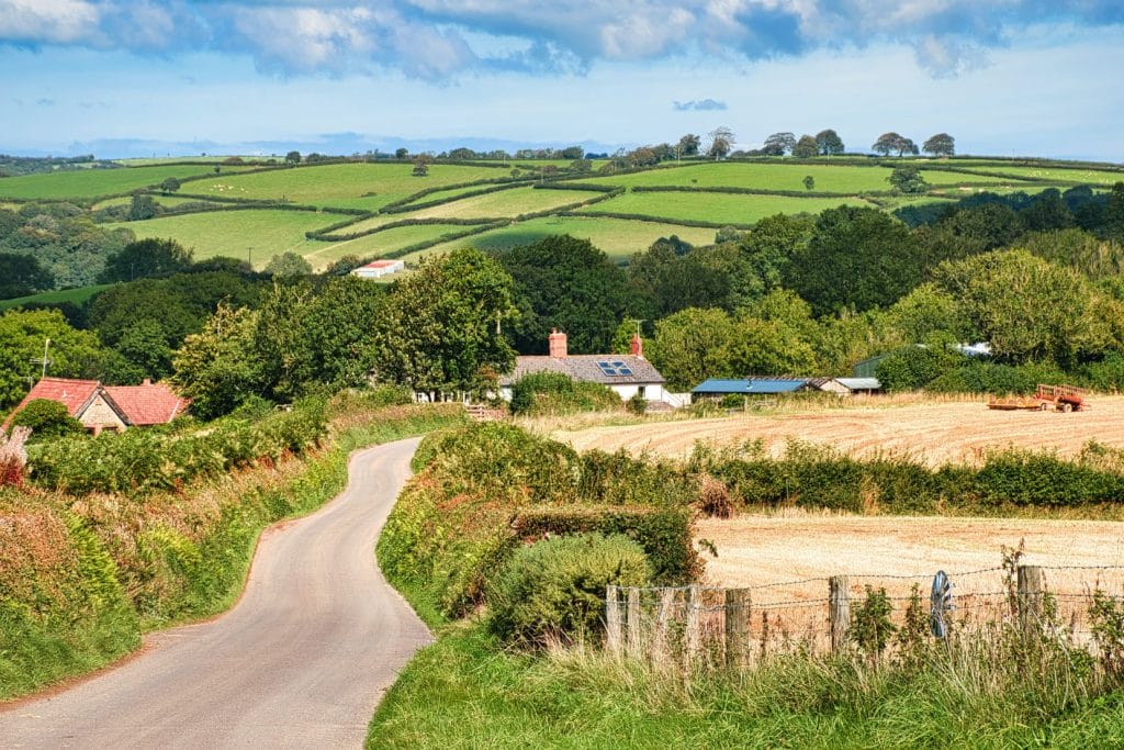 Small village in exmoor, devon.