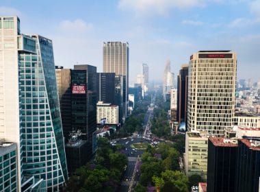 Skyscrapers in mexico city.