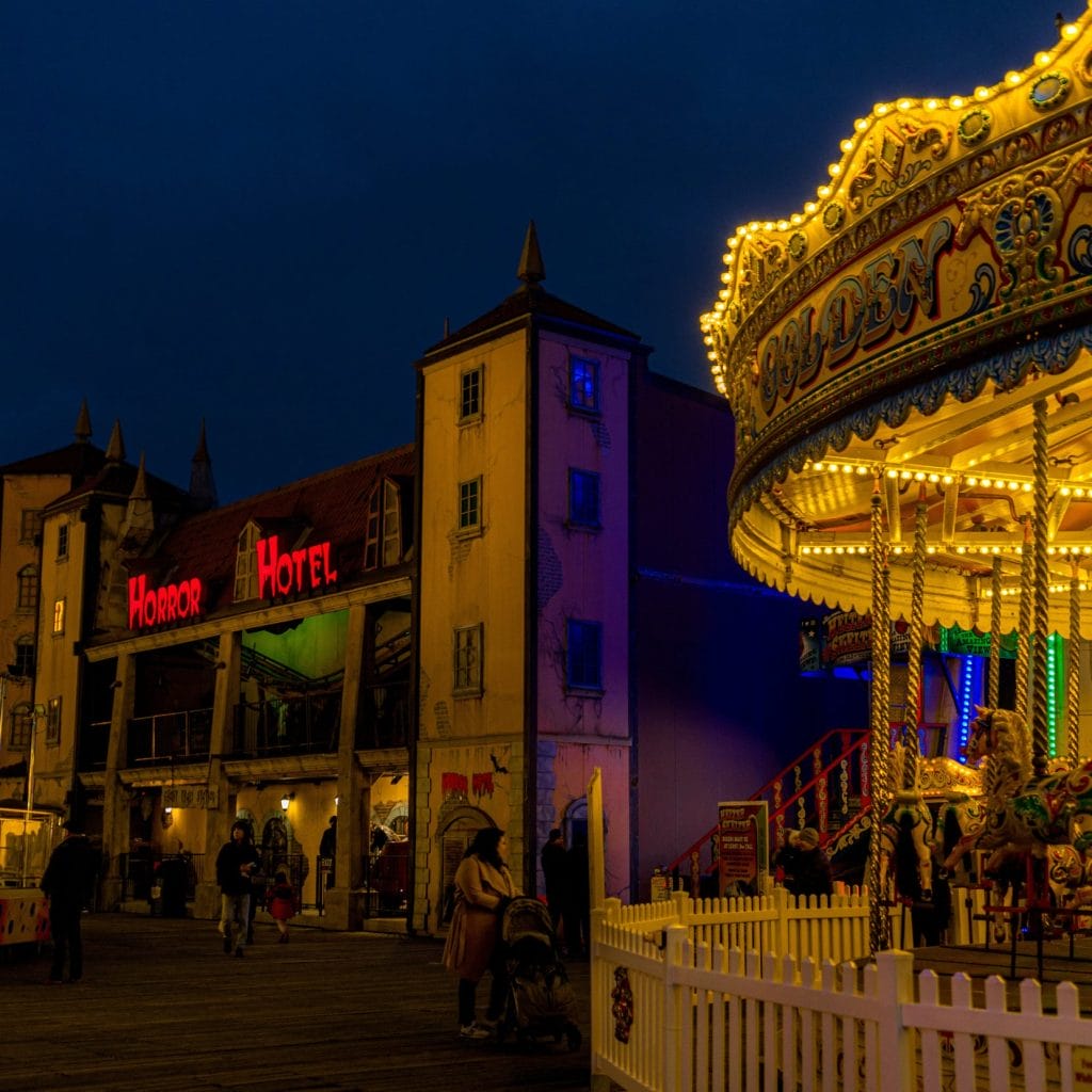 Rides on brighton pier.